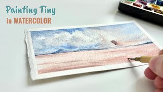 Painting a peaceful watercolor landscape | A Healing Moment Together