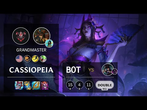 Cassiopeia Bot vs Caitlyn - NA Grandmaster Patch 11.5