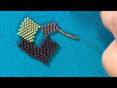 Freeform Beaded Pendant Section 4