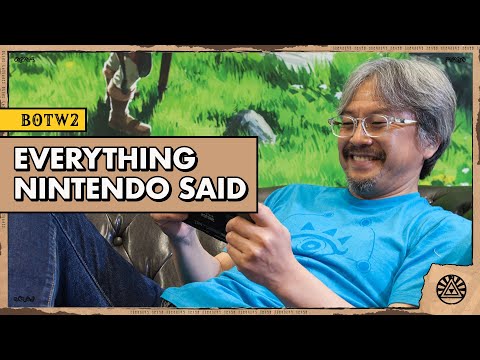 Everything Nintendo Said About Breath Of The Wild 2