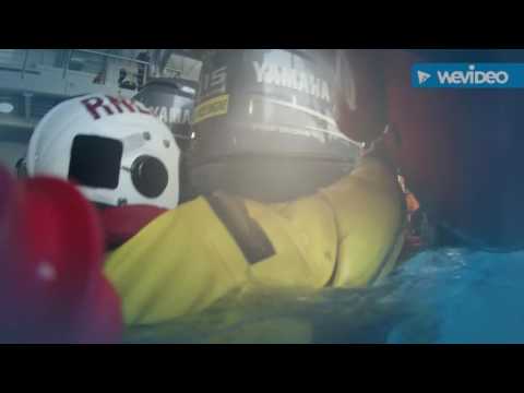 ILB RIB Lifeboat capsize training pool