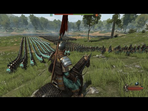 Mount & Blade II: Bannerlord Khuzait army(1000) Vs Vlandian army(1000) Tactical Epic Battle