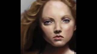 painting lily ;a portrait...