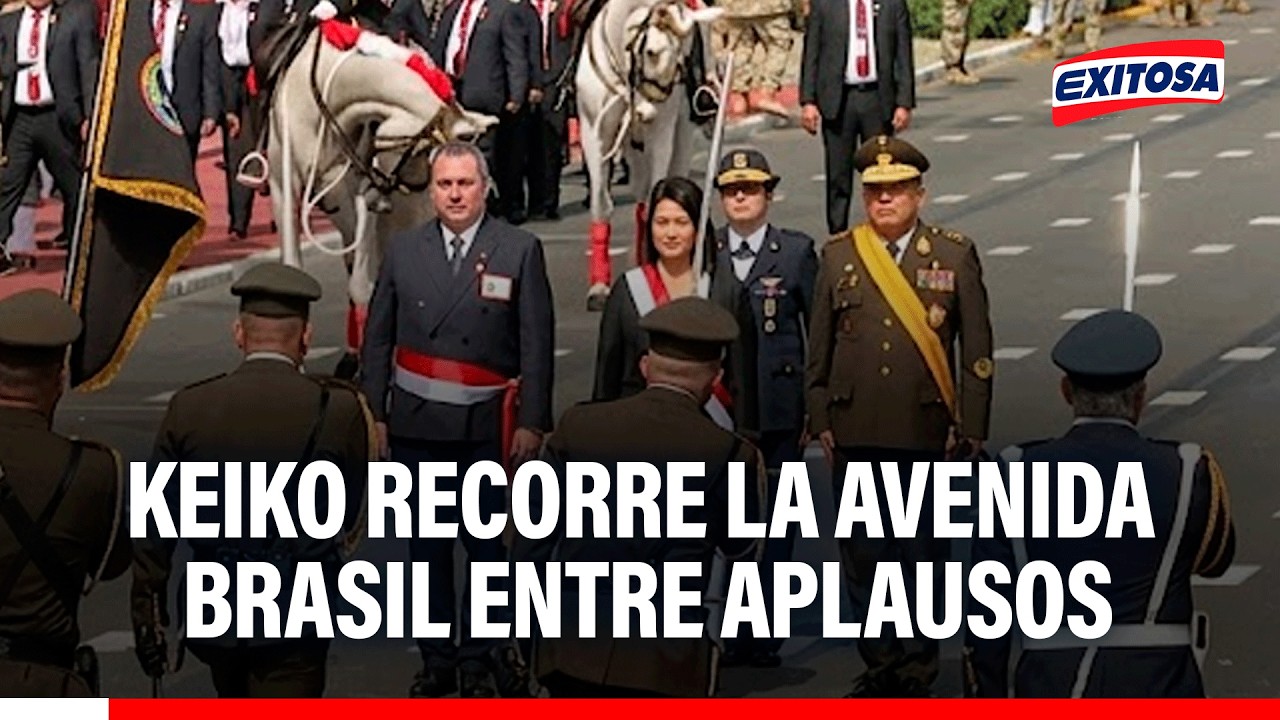 🔴🔵 Keiko Fujimori recorre la avenida Brasil y recibe el respaldo de la población