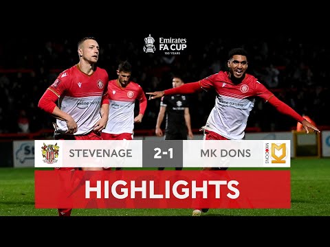 Last Minute Penalty Sends Boro Through! | Stevenage 2-1 Milton Keynes Dons | Emirates FA Cup 2021-22
