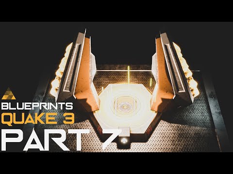 Quake 3 Arena - How to Create Jump Pads and Teleport using Unreal Engine 4 Blueprints Tutoriual