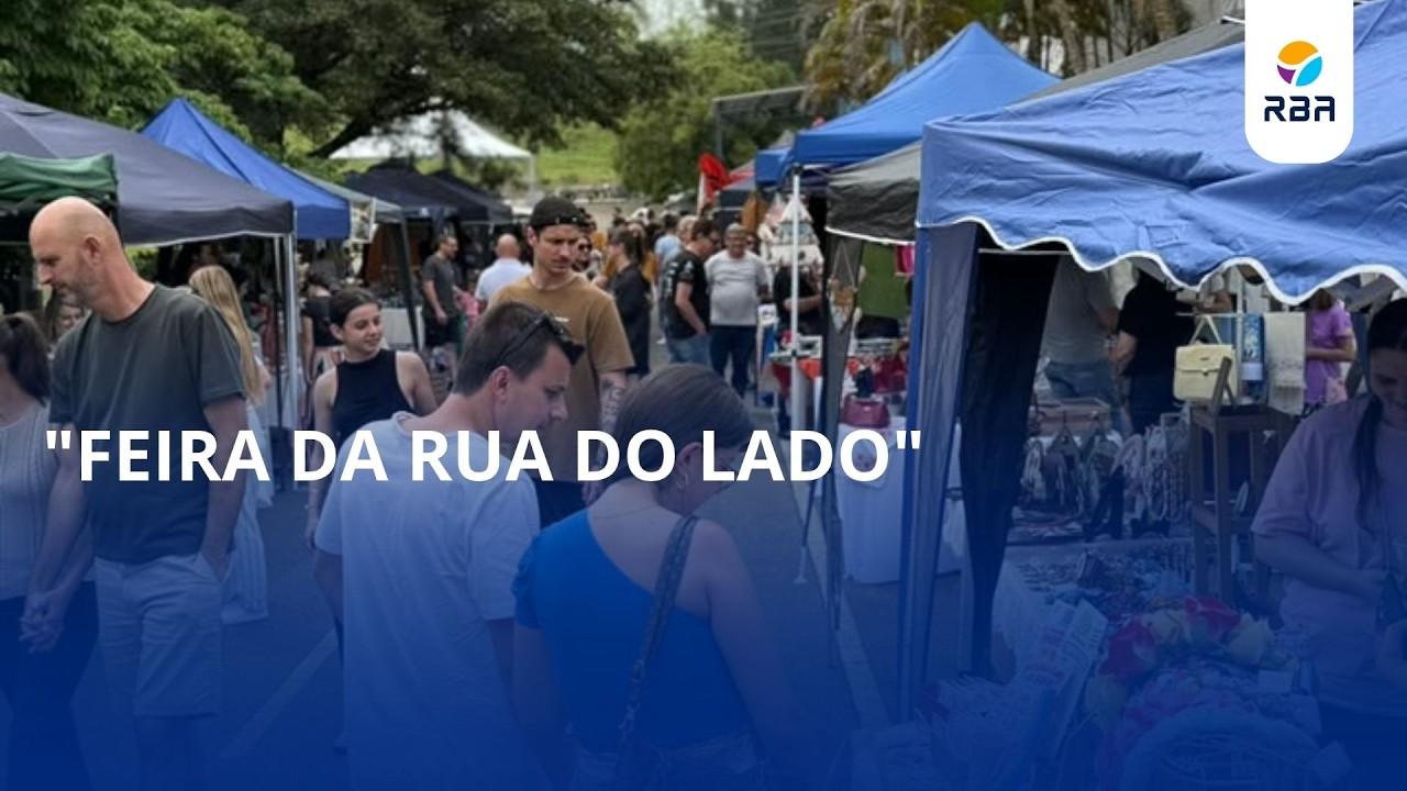 Feira da Rua do Lado reúne mais de 60 expositores neste domingo