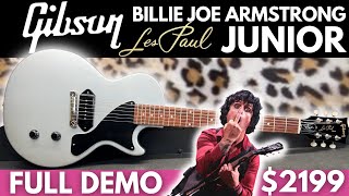 Video thumbnail for NEW GIBSON Billie Joe Armstrong Les Paul Junior FULL DEMO by Play and Trade Guitars