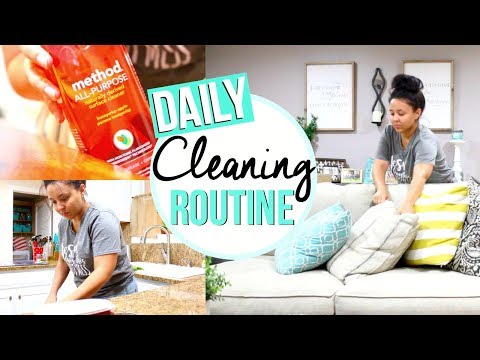 MY DAILY CLEANING ROUTINE SUMMER 2017 | CLEAN WITH ME | Page Danielle Video