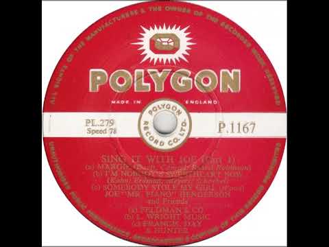 UK New Entry 1955 (64) Joe ''Mr  Piano'' Henderson & Friends - Sing It With Joe (Parts 1 & 2)