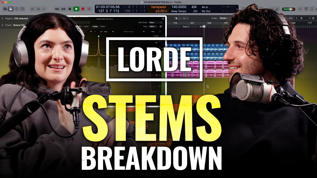 Harmonising the Rain: Lorde & Jim-E Stack Unpack Logic Pro Session for