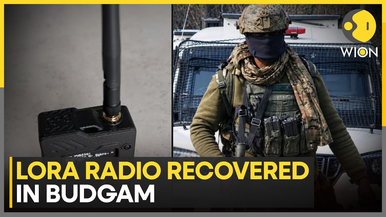 J&K: LoRa Radio Recovered In Budgam During Security Operation | WION News