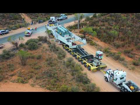 SUPERLOAD 100Mtrs long 390 tonne