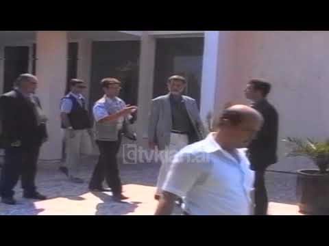 Kryeministri Ilir Meta, konferenca pas vizites ne SHBA - (28 Gusht 2000)