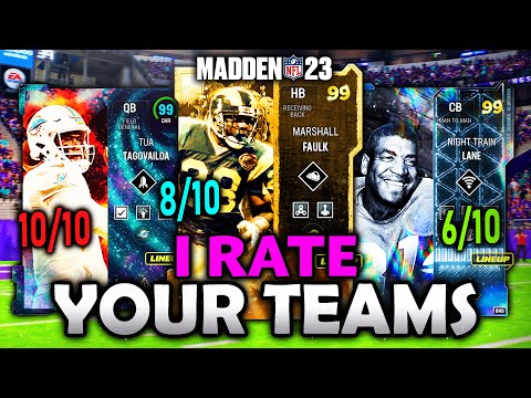 I RATE YOUR TEAMS EP. 35 - Madden 23 Ultimate Team