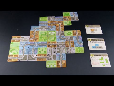kooperative Kartenspiele - Sprawlopolis - ein Citybuilder im Hosentaschenformat - Legespiel - Regeln