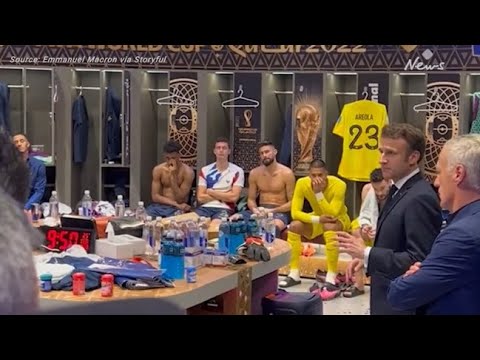 'You have made French men and women dream': Macron addresses French team after World Cup loss