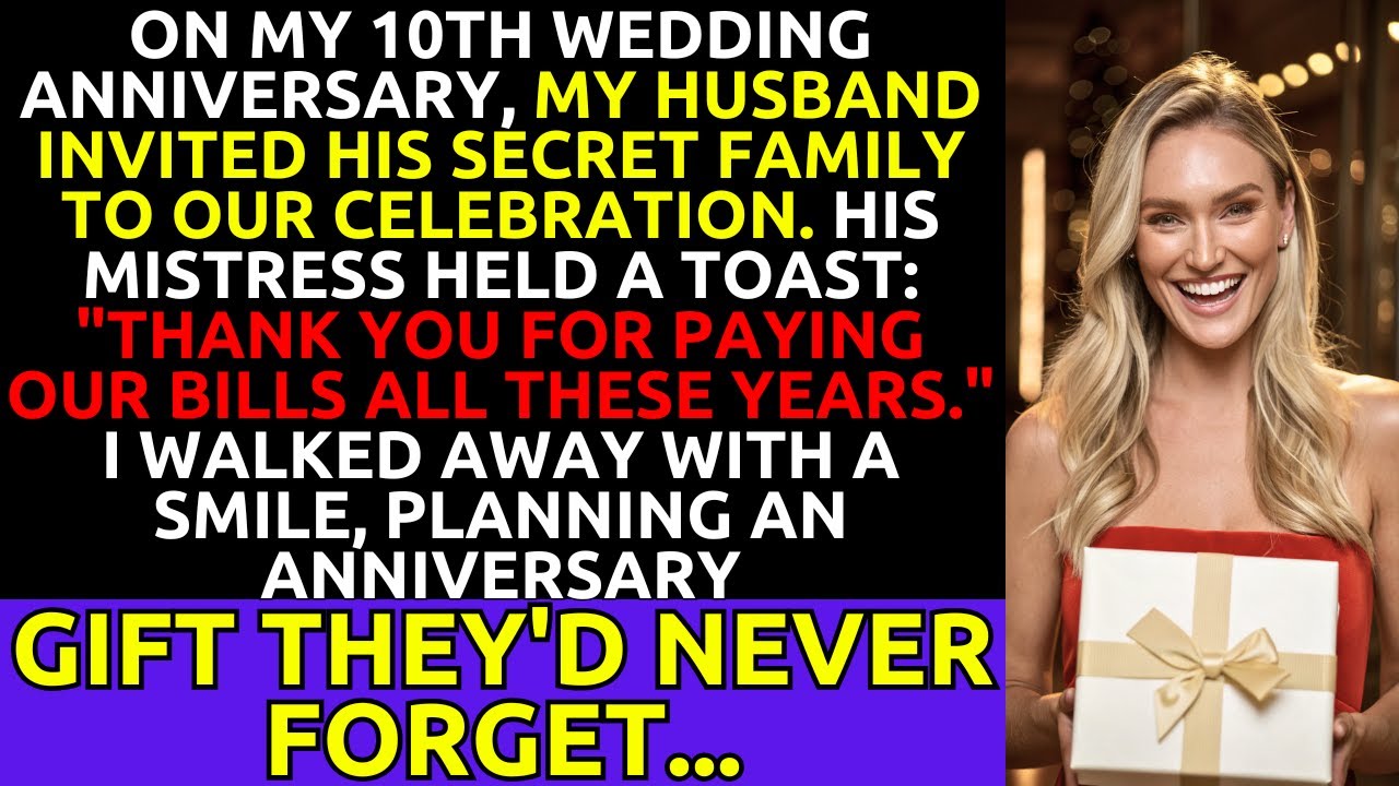 On My 10th Anniversary, My Husband's Secret Family Crashed Our Party, But My Revenge Was Worth