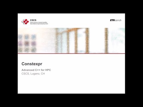 11 Advanced C++: Constexpr, Bianco