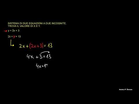 Sistema di Due Equazioni Lineari 1