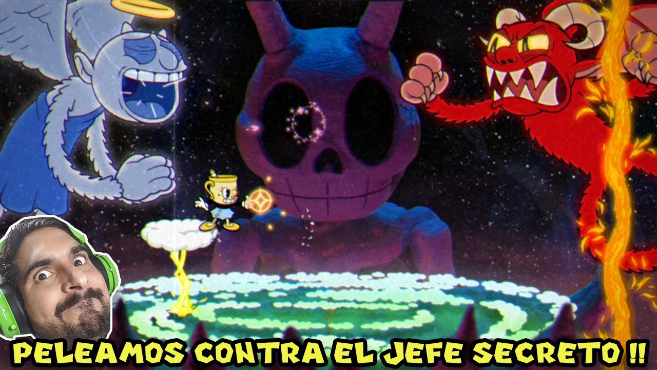 PELEAMOS CONTRA EL JEFE SECRETO !! - Cuphead DLC con Pepe el Mago (#5)