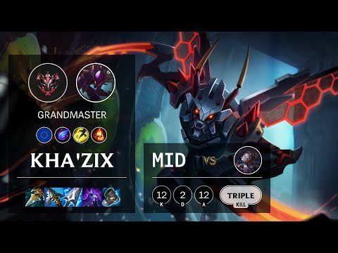 Kha'Zix Mid vs Orianna - EUW Grandmaster Patch 11.8
