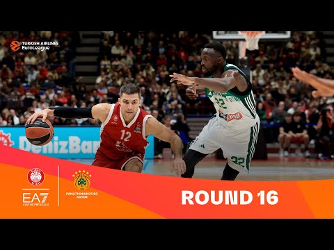 Milan-Panathinaikos | Round 16 Highlights | 2023-24 Turkish Airlines EuroLeague