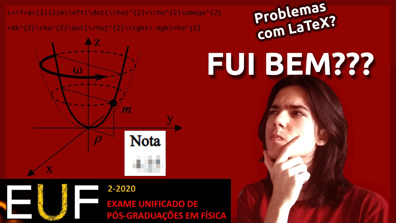 Como eu fui no EUF e problemas com a prova online