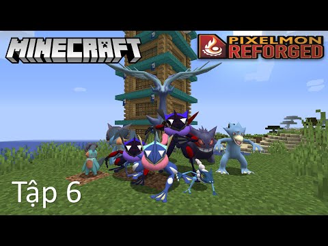 Minecraft Pixelmon #6: Gengar, Alter Greninja Battle Bond và Pokemon Huyền thoại Xerneas