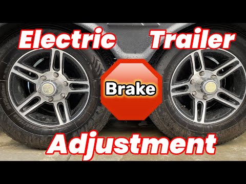 How To Adjust Electric Trailer Brakes in 5 mins!! Rv brakes