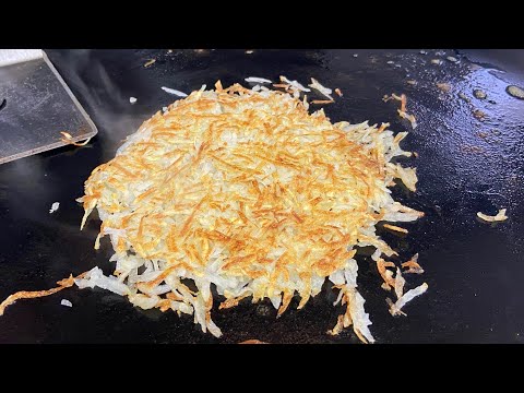 HOW TO MAKE HOMEMADE HASH BROWNS ON THE BLACKSTONE GRIDDLE | BLACKSTONE GRIDDLE RECIPES