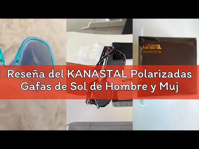 Vídeo relacionado con KANASTAL Gafas de Sol Negras Degradadas Mujer y Hombre Polarizadas Cuadradas Metalicas Retro Vintage Senderismo Conducir urbano Golf UV400 - Plateadas Negras