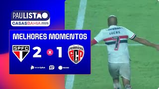 SÃO PAULO 2 x 1 PRIMAVERA | MELHORES MOMENTOS DA 7ª RODADA DO PAULISTÃO
