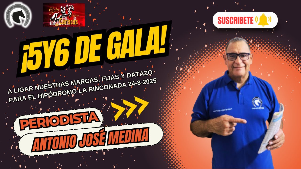 Estas son nuestras orientaciones para este sábado en el Hipódromo Saratoga y domingo en el Hipódromo La Rinconada en la Gala Hípica de Caracas.