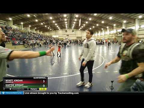 53 Lbs Quarterfinal - Wyatt Jordan, Ravage WC Vs Karter Wright, Punisher Wrestling Company 8647