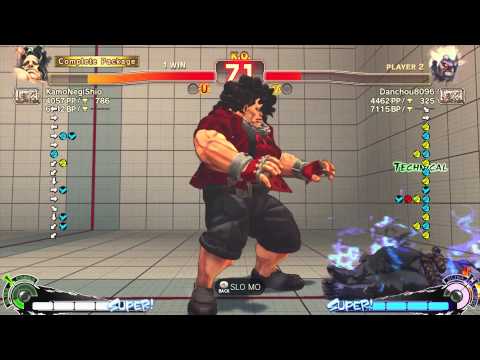 Kamoshio (Hugo) vs Danchou@8096 (Oni) - USF4 *60fps/1080p*