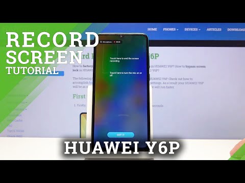 How to Record Screen in Huawei Y6P - Save Screen Actions
