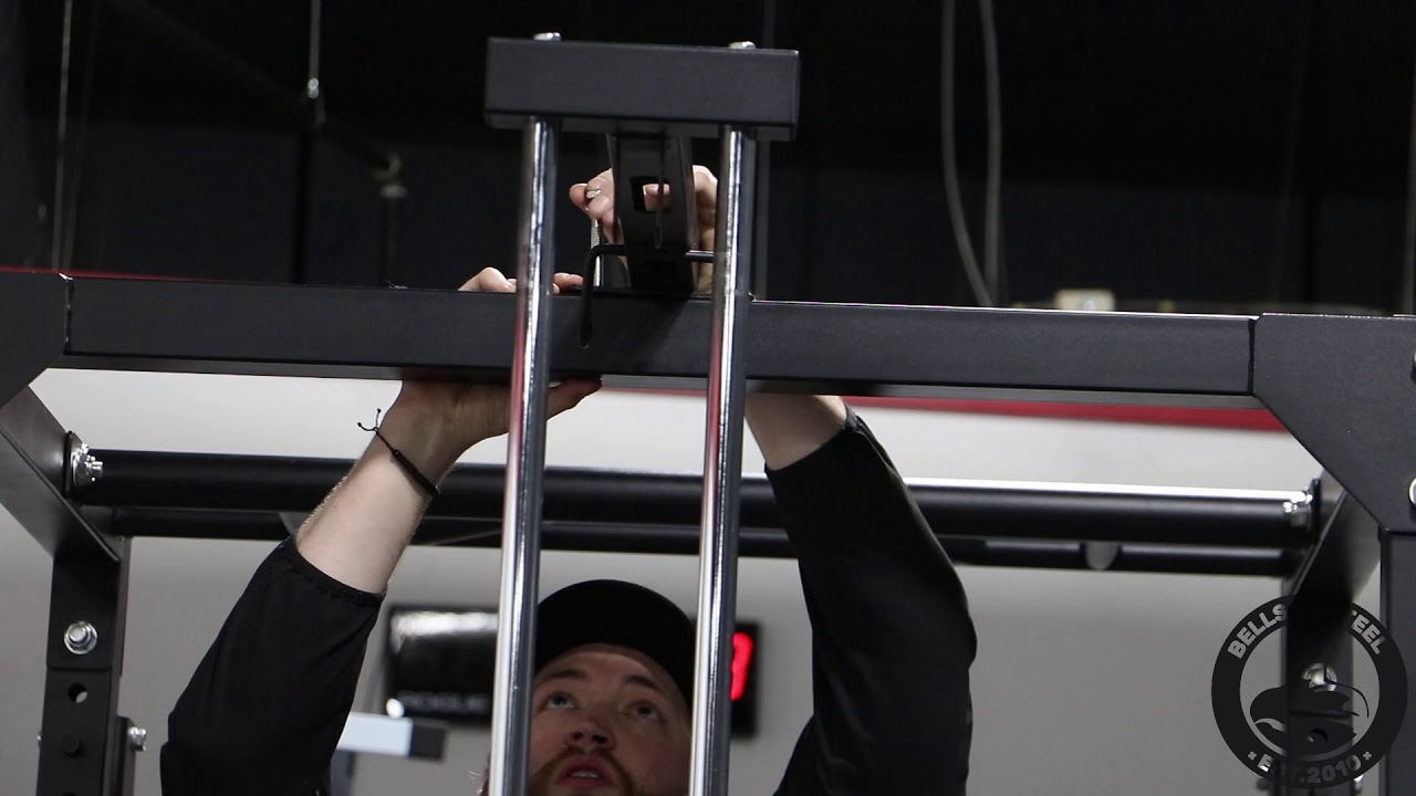Rack Lat Pulldown / Row Attachment – Light Commercial/Residential Power Rack Assembly Instructions