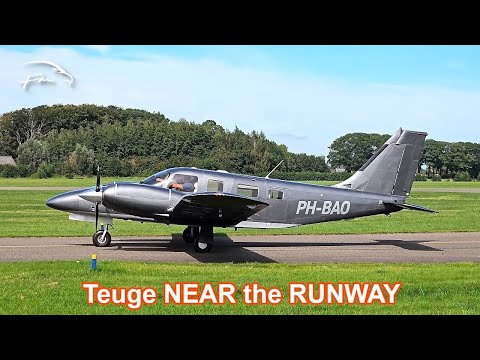 ▶️ The Sound of Teuge Airport: Immersive Audio of Prop Planes Taking Off - Planespotting