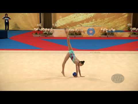 USMANOVA Nurinisso (UZB) - 2018 Rhythmic Worlds, Sofia (BUL) - Qualifications Ball