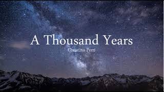 Download lagu A Thousand Years - Christina Perri | 10-Hour Version mp3