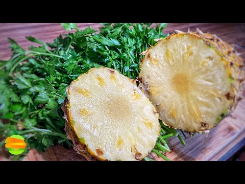 ELIMINA la RETENCIÓN de LÍQUIDOS con un delicioso JUGO de PEREJIL y PIÑA