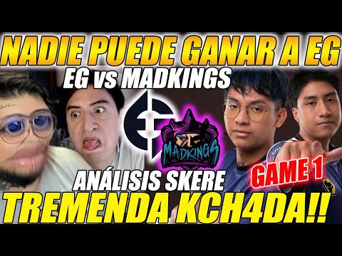 😲NADIE PUEDE GANAR A EG, SKERES SORPRENDIDOS X LA TREMENDA KCHADA!😲EG vs MADKINGS [G1/bo3] #dota2