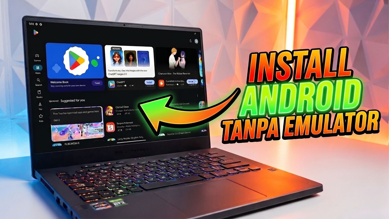 EMULATOR LEWAT! Cara Main Game Android Paling Ringan di Laptop Kentang 2026
