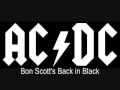 Bon Scott's Back in Black 