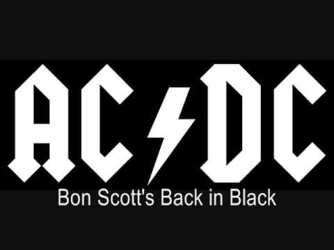 Bon Scott's Back in Black
