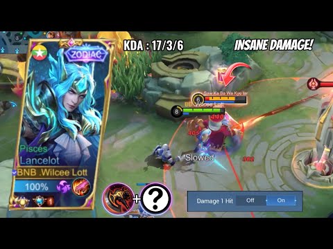 LANCELOT SECRET DAMAGE HACK BUILD 🔥 | LANCELOT BEST BUILD 2022! TOP GLOBAL LANCELOT GAMEPLAY - MLBB