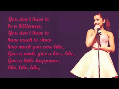Ariana Grande - Put Your Hearts Up (with lyrics on screen) + Ringtone