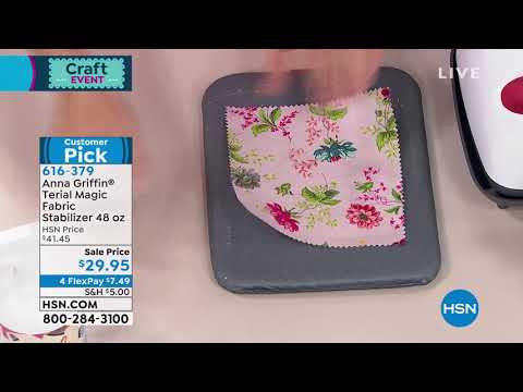 Anna Griffin Terial Magic Fabric Stabilizer 48 oz.