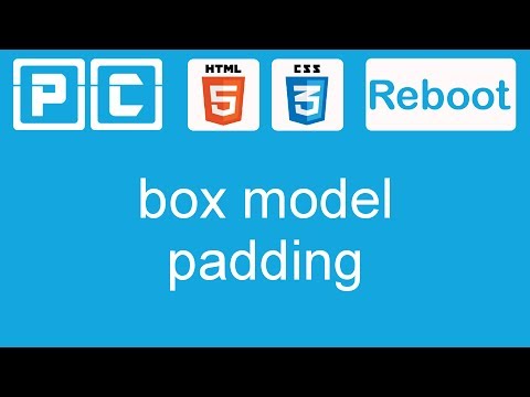 HTML5 and CSS3 beginners tutorial 15 - box model, padding